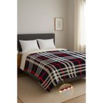 Syr Home Soft Touch Çift Kişilik Modern Konfor Serisi Termal Battaniye YBT0003 - Renkli - 195 x 220 cm