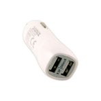 Syronix Araç İçi Cep Telefonu Şarj Aleti 3.1 Amper 2 USB Çakmaklık Şarjı Beyaz
