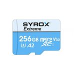 Syrox 256 Gb Micro Sd Card Hafıza Kartı & Adaptörü Class 10 Mc256