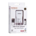 Syrox Alcatel 3x Hızlı Şarj Cihazı
