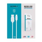 Syrox C108 Micro USB Girişli 18W 3.0A Hızlı Şarj ve Data Kablosu