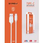 Syrox C111 2 Metre Type-c Girişli 18w 3.0a Hızlı Şarj Ve Data Kablosu