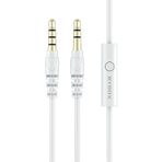 Syrox C118 Beyaz Audio 3.5 mm 1.5 m AUX Mikrofonlu Ses Aktarım Kablosu
