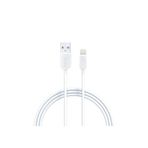 Syrox C12 2.0A 1.1 mt Beyaz Lightning USB Şarj ve Data Kablosu