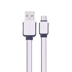 Syrox C63 Yassı 2.0A 1.2 mt Beyaz Micro USB Şarj ve USB Data Kablosu