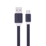 Syrox C63 Yassı 2.0a 1.2 mt Siyah Micro Usb Şarj ve Usb Data Kablosu