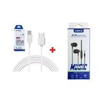 Syrox C65 Micro Usb 2.0 Amper Hızlı Şarj Kablosu,Samsun Uyumlu 100 Cm +Sunix Sx-08
