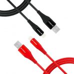Syrox C88 2.0A 1 mt Lightning USB Metal Data Şarj Kablosu