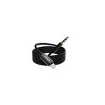 Syrox DT24L-J Lightning 3.5 mm 1 mt Siyah AUX Dönüştürücü Ses Kablosu