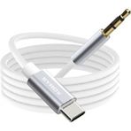 Syrox DT24T-J Type-C To Jack 3.5 mm Kulaklık Dönüştürücü Tüm Type-C Telefonlar Ile Uyumlu Aux Dönüştürücü - Gri