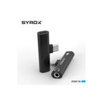 Syrox DT30T-TA 2'in 1'i Hem Şarj Hem Aux Ses 3.5 mm /Çift Giriş Type-C+Aux 3.5 mm Ses Dönüştürücü