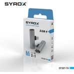 Syrox Dt30t-ta Type-c Giriş, Type C Giriş + 3.5mm Jack Çevirici, Dönüştürücü 3.0 Amper