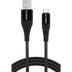 Syrox Huawei Honor 9 Lite Şarj Kablosu Micro USB 2.0A 1 m - SYR-C89-S - Siyah