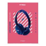 Syrox J-80 As16 Pembe Kulaküstü Kablosuz Bluetooth Kulaklık Hafıza Kartı Girişli S16 Rosegold