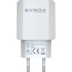 Syrox J52 Hızlı Usb Şarj Adaptörü (başlık) 2.6a - Beyaz