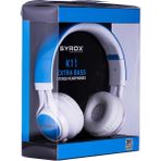 Syrox K11 Mavi Mikrofonlu Stereo Kablolu Kulak Üstü Kulaklık