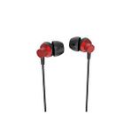 Syrox K15 1.20 mt 3.5 mm AUX Kablolu Mikrofonlu Kırmızı-Siyah Kulak İçi Kulaklık