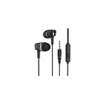 Syrox K17 1.20 mt 3.5 mm AUX Kablolu Mikrofonlu Siyah Kulak İçi Kulaklık