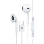 Syrox K20 Earbuds 1.20 mt Type-C Kablolu Mikrofonlu Beyaz Kulak İçi Kulaklık