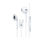 Syrox K20a Earbuds 1.20Mt Type-C Kablolu Mikrofonlu Kulakiçi Kulaklık - Beyaz