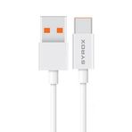 Syrox M67tk 3.0A 67W Turbo 1Mt Usb-A - Type-C Şarj & Data Kablosu - Beyaz