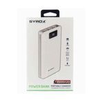 Syrox Pb107 20000mAh Led Ekranlı Beyaz Powerbank