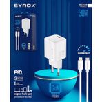 Syrox Süper Hızlı Şarj Aleti Super Fast Lightning Iphone Uyumlu 30W