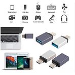 Syrox Type C Usb 3.1 To Usb 3.0 Dönüştürücü Otg Çevirici Adaptör Metal Macbook, Ipad Air 2020, Ipad Pro, Surface Pro, Xps Daha Fazlası Ile Uyumlu- Usb To Usb C Adapter, Up 5Gbps