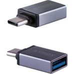 SYROX Type C USB 3.1 to USB 3.0 Dönüştürücü OTG Çevirici Adaptör Metal MacBook, iPad Air 2020, iPad Pro, Surface Pro, XPS ve Daha Fazlası ile Uyumlu- USB to USB C Adapter, Up 5Gbps