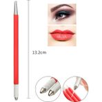 Sys Microblading Kalemi Kalıcı Makyaj 3 D Uygulama Kalemi - Kırmızı