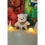 SYS PREMİUM - Ekru ayıcık 25 cm- peluş oyuncak, hediyelik eşya, uyku arkadaşı, sevimli ayıcıklar