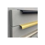 System 1745 Entegre/Gömme Kulp Siyah Renk 960 Mm Siyah Çok Renkli