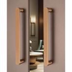 System 9406 Çekme/sürgü Kapı Kolu Şampanya Saten Renk 27.6 cm (Iki Delik Arası Mesafe) - 1