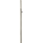 System 9718 Silindir Ince Çizgili Çekme/sürgü Kapı Kolu Nikel Saten Rengi 30 cm (Iki Delik Arası Mesafe)