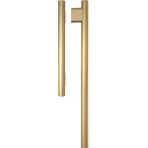 System 9772 Silindir Çizgili Çekme/sürgü Kapı Kolu Altın Saten Renk 49 cm (Iki Delik Arası Mesafe) - 1