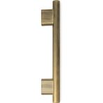 System 9772 Silindir Çizgili Çekme/sürgü Kapı Kolu Antik Renk 24 cm (Iki Delik Arası Mesafe) - 1