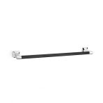 System BA10004 001004 CR-AL6 Pruva 45 cm Siyah Krom Uzun Havluluk