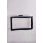 System BA1019 005 AL6 Flat Mat Siyah Halka Havluluk