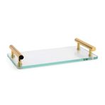 System BA2016 037 C1-GL Cam Gold Banyo Tepsisi
