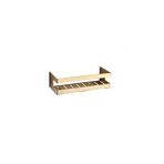 System Banyo Aksesuarları Banyo Duş Raf Sistemi Gold Renk 98x100x250 Mm Altın