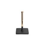 System Banyo Aksesuarları Banyo Tezgah Üstü Hareketli Havluluk Siyah-gold Renk 270x160x160 Mm