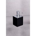 System Banyo Aksesuarları Tezgah Üstü Mat Siyah-krom Sivi Sabunluk 80x80mm - Ba2001 006 Al6-cr Renksiz