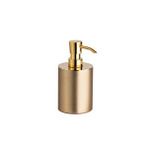 System Banyo Aksesuarları Tezgah Üstü Sıvı Sabunluk 250 Ml Gold Branch-gold Renk 160x80x103 Mm Sarı