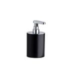 System Banyo Aksesuarları Tezgah Üstü Sıvı Sabunluk 250 ml Siyah-Krom Renk 183X60X97 mm