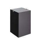 System BANYO ÇÖP KOVASI 4 L - SİYAH/KROM RENK