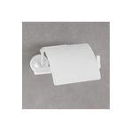 System Hoop Kapaklı Tuvalet Kağıtlığı Beyaz Renk 85X118X170 Mm