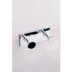 System Nowo Duvara Monte Yapışkanlı Ikili Askılık Krom Renk 45X46X110 Mm
