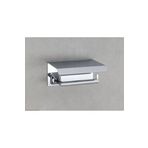System Pruva Kapaklı Tuvalet Kağıtlığı Krom Renk 85X118X170 Mm