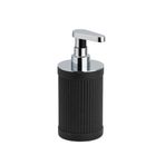 System Reçine Tezgah Üstü Sıvı Sabunluk Siyah-Krom 187X80X91 Mm