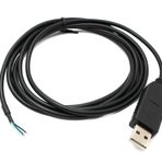 System-S USB 2.0 Kablo 180 cm Tip A RS485 4 Pin Pigtail Tel Adaptör Siyah